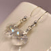 APRIL Vintage Swarovski Birthstone Heart Earrings | Jupiter Crystal