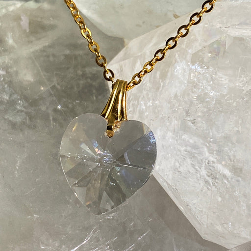 Vintage Swarovski APRIL Birthstone Pendant Gold | Jupiter Crystal