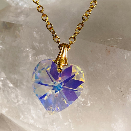 Vintage Swarovski OCTOBER Birthstone Pendant Gold | Jupiter Crystal